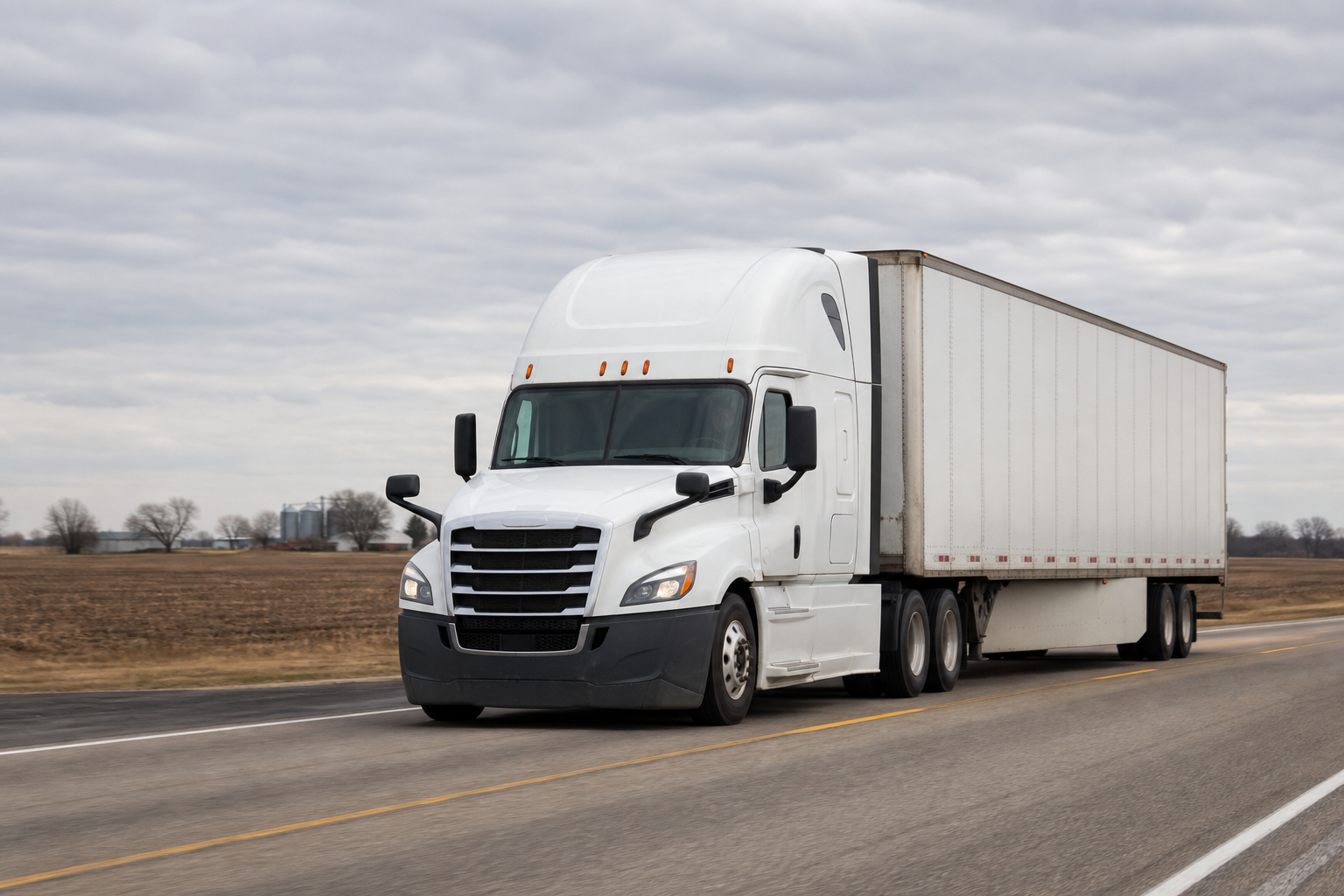 Highway semi truck after ECU and ECM tuning
